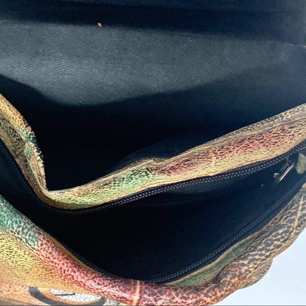 Vintage Hand painted Crossbody Shoulderbag - Picture 7 of 9
